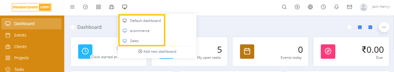 dashboard-list